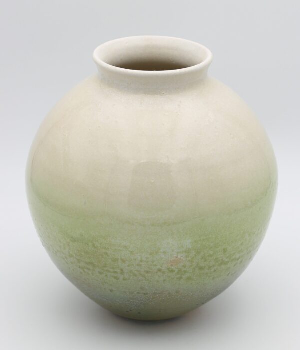 Moon Vessel Feldspar Glaze Green